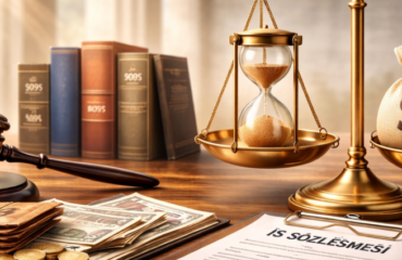 İşçilik alacaklarında zamanaşımı ve faiz rejimini temsil eden hukuk görseli